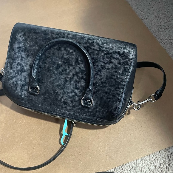 Coach Black Leather Crossbody Bag - Picture 9 of 13